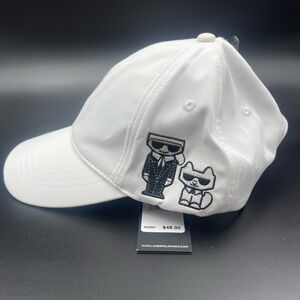 Karl Lagerfeld white hat